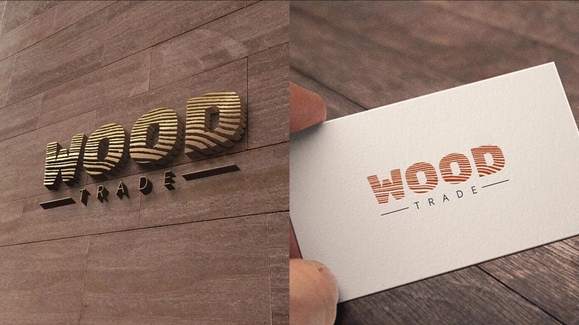 Разработка логотипа для компании «Wood Trade» в Лесосибирске