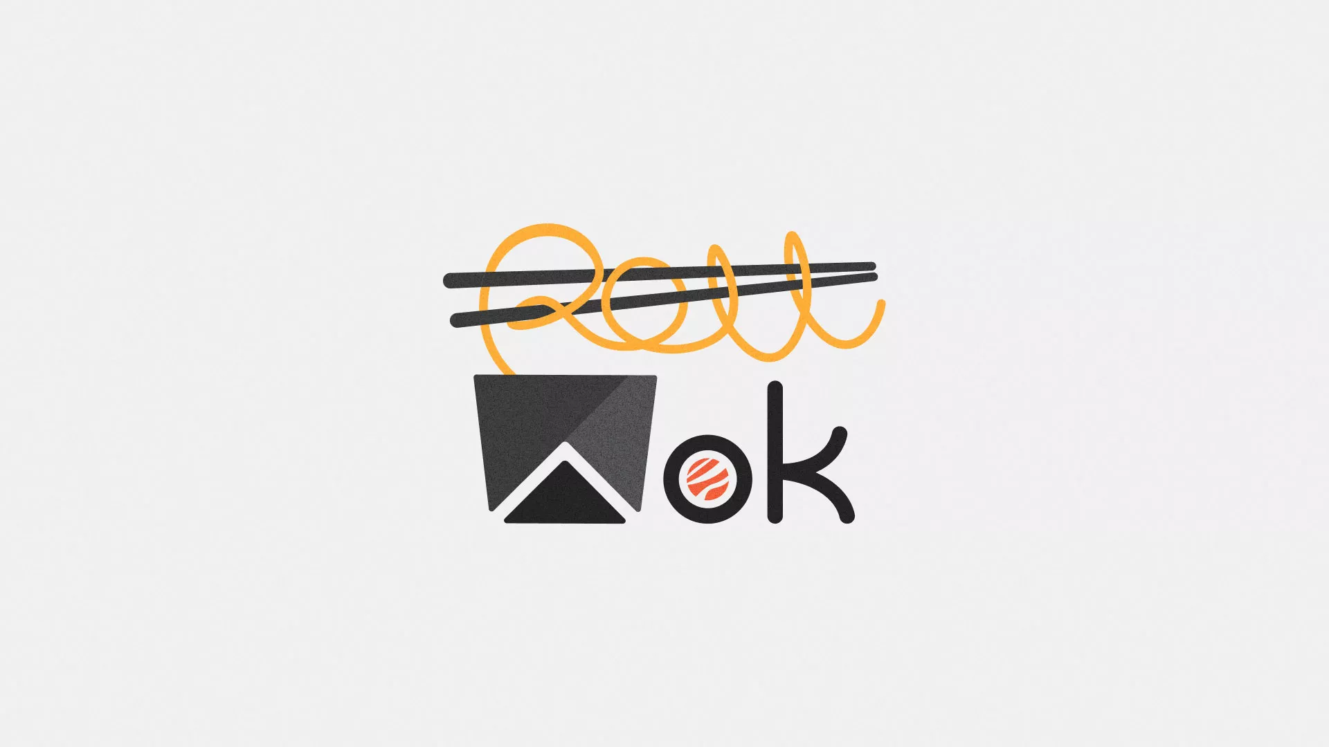 Разработка логотипа в Лесосибирске для суши-бара «Roll Wok Club» Разработка логотипа в Лесосибирске для суши-бара «Roll Wok Club»